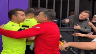Amatör maçta gerginlik