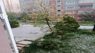 Ankarada sağanak ve dolu yağışı etkili oldu