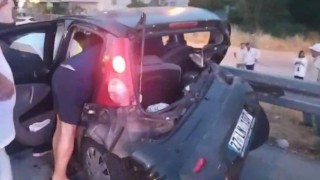 Antalyada Allah korumuş dedirten 4 araçlı zincirleme kaza