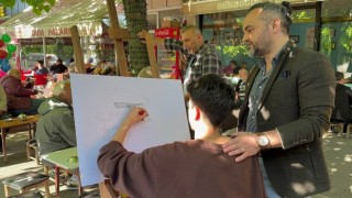 Artvinde üniversite öğrencileri sanatı halkla buluşturuyor