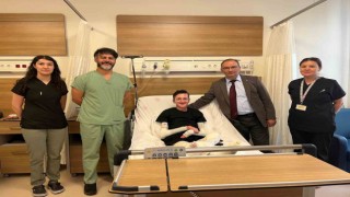 “Ayağın kesilmeli” denilen hasta Türkiyede ilk olan tedavi ile artık yürüyebilecek