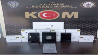 Aydında 200 bin TL değerinde kaçak telefon ele geçirildi