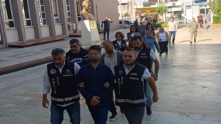 Aydında KISKAÇ-15 operasyonu şüphelileri adliyeye sevk edildi