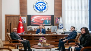 Azerbaycan Kars Başkonsolosu Alekberoğlundan Rektör Levente ziyaret