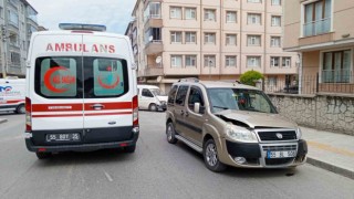 Bafrada trafik kazası: 2 yaralı