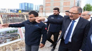 Bakan Özhaseki Malatyada çarşı projesini inceledi