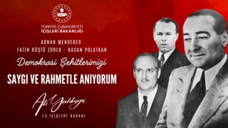Bakan Yerlikaya’dan 27 Mayıs Mesajı