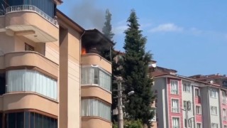 Balkanda başlayan yangın evi sarmadan söndürüldü