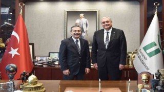 Başkan Bakkalcıoğludan, Başkan Ataça ziyaret