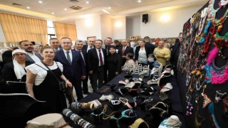 Başkan Gökçeden kursiyerlere: Bu kıymetli eserleri ekonomiye kazandıracağız