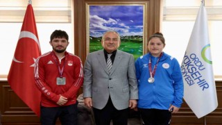 Başkan Güler, başarılı sporcuların hedefini ‘Avrupa ve Dünya şampiyonluğu olarak belirledi
