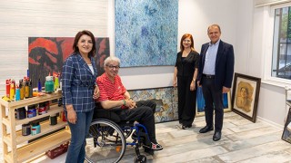 Başkan Seçer, Dünyaca Ünlü Ressam Ahmet Yeşil İle Bir Araya Geldi