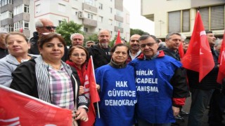 Başkan Şehirli 1 Mayısta emekçilerle birlikte yürüdü