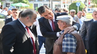 Başkan Zeyrekten Gölmarmara ziyareti