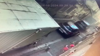 Beşiktaşta 5 katlı binada doğal gaz patlaması: Patlama anı kamerada