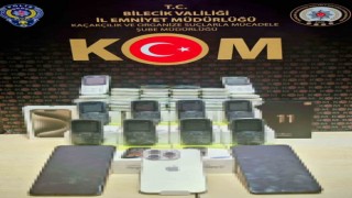 Bilecikte 69 adet gümrük kaçağı cep telefonu ele geçirildi