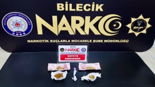 Bilecikte uyuşturucu operasyonu: 2 gözaltı
