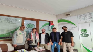 Bingölde üniversite öğrencilerinden Gazzeye anlamlı destek