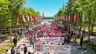 BŞEÜden sesler Filistin ve Doğu Türkistan için yükseldi