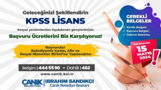 Bu ilçede KPSS ücretleri belediyeden