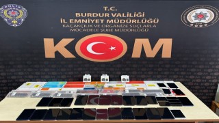 Burdurda kaçak telefon ve imei klonlama operasyonu: 1 tutuklama