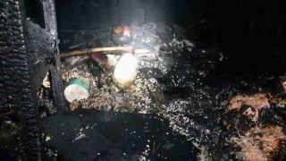 Burdurda sobadan çıkan yangında iş yeri kullanılamaz hale geldi