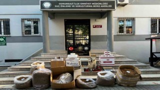 Bursada 11 bin dal dolu makaron ele geçirildi