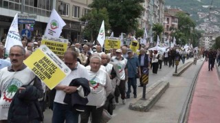 Bursada emekliler yürüyüş düzenledi
