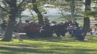 Bursada piknik alanında satırlı masa kavgası...