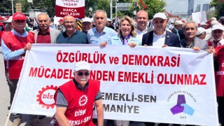 Büyük Emekli Mitingine Osmaniyeli Emeklilerden Yoğun Katılım