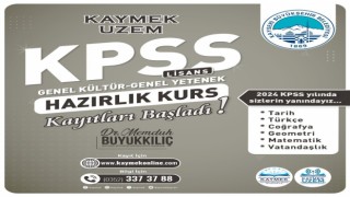 Büyükşehir KAYMEK UZEMde KPSS kurs kayıtları başladı