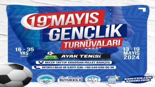 Büyükşehir Spor A.Ş.nin 19 Mayıs Tenis Turnuvaları için kayıtlar başladı