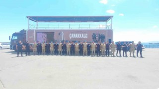 Çanakkale ruhunu taşıyan mobil müze tırı Tekirdağda