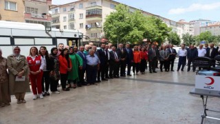 Çankırıda kan bağışı etkinliğine yoğun ilgi