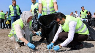 Caretta Carettaların Yuvalandığı Kazanlı Sahili Temizlendi