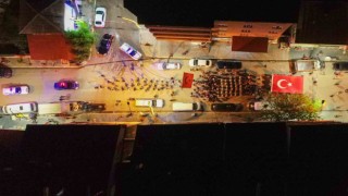 Çatakta meşaleli 19 Mayıs yürüyüşü