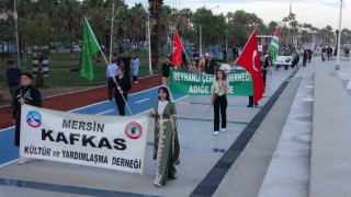 Çerkes Sürgününde hayatını kaybedenler için yürüdüler