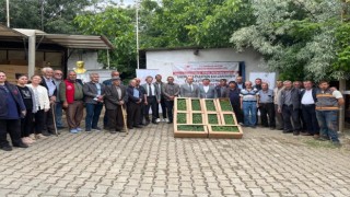 Çiftçilere devlet destekli bostan fidesi dağıtılıyor
