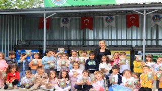 Çiftlikköyde minikler çevre müfettişi oldu