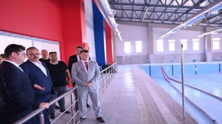 Çinede Gençlik Merkezi ve Yüzme Havuzu çalışmalarında sona gelindi
