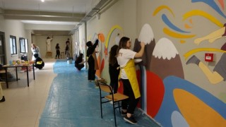 Çocuk cezaevinde Sanat Sokağı açıldı