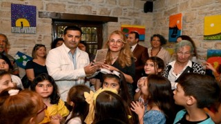 Çocuk gözüyle doğa ve renkleri isimli sergi, İbramaki Sanat Galerisinde açıldı