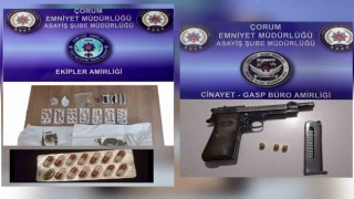 Çorum polisinin asayiş ve huzur operasyonları sürüyor