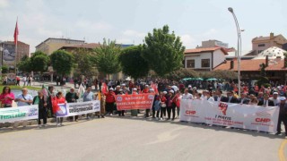 Çorumda 1 Mayıs coşkuyla kutlandı