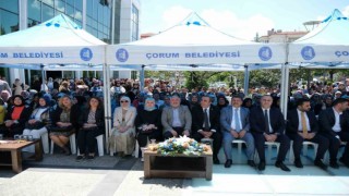 Çorumda el emeği, göz nuru eserler görücüye çıktı