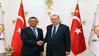 Cumhurbaşkanı Erdoğan, CHP Genel Başkanı Özeli kabul etti