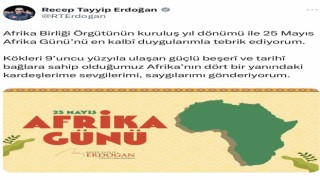 Cumhurbaşkanı Erdoğandan Afrika Günü paylaşımı