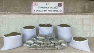 Diyarbakırda 173 kilo esrar ele geçirildi