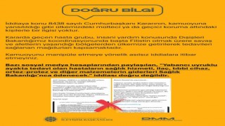 DMM, Yabancı uyruklu hastaların sağlık giderleri bakanlık tarafından ödenecek iddiasını yalanladı