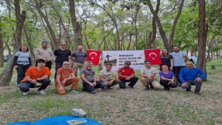 Doğa tutkunları Karalayalar bölgesinde yürüyüş yaptı